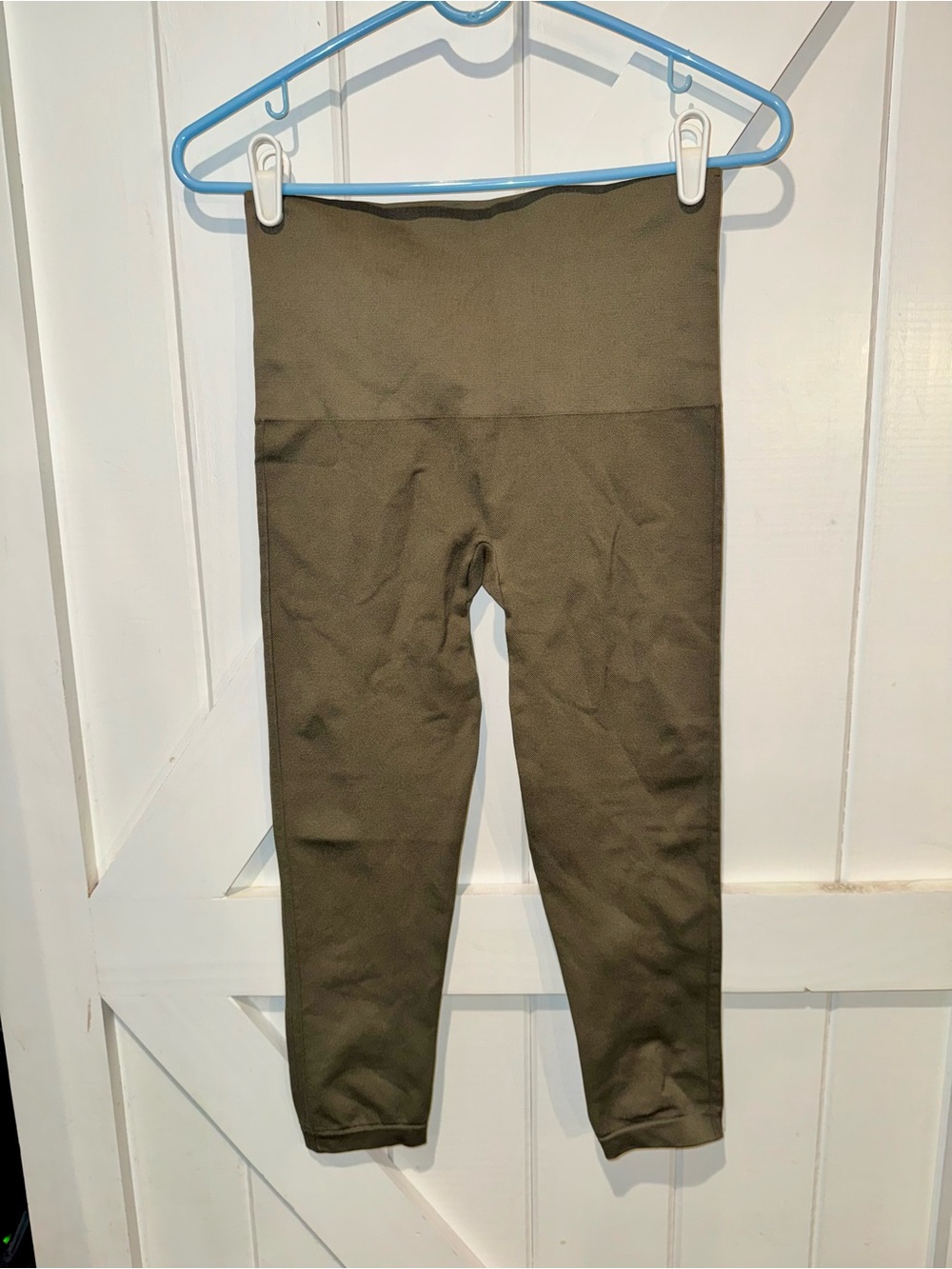 SPANX High-Waist Olive Leggings